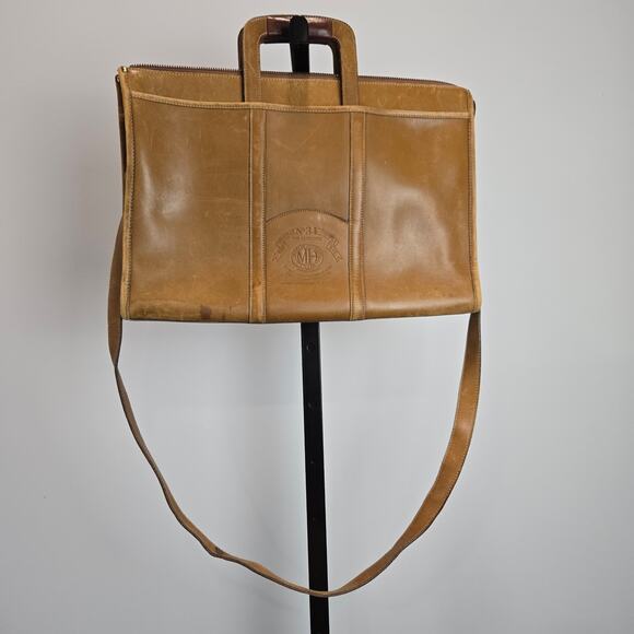 Ghurka No 34 Expediter Marley Hodgson Vintage Leather Briefcase Messenger Bag - Picture 1 of 11
